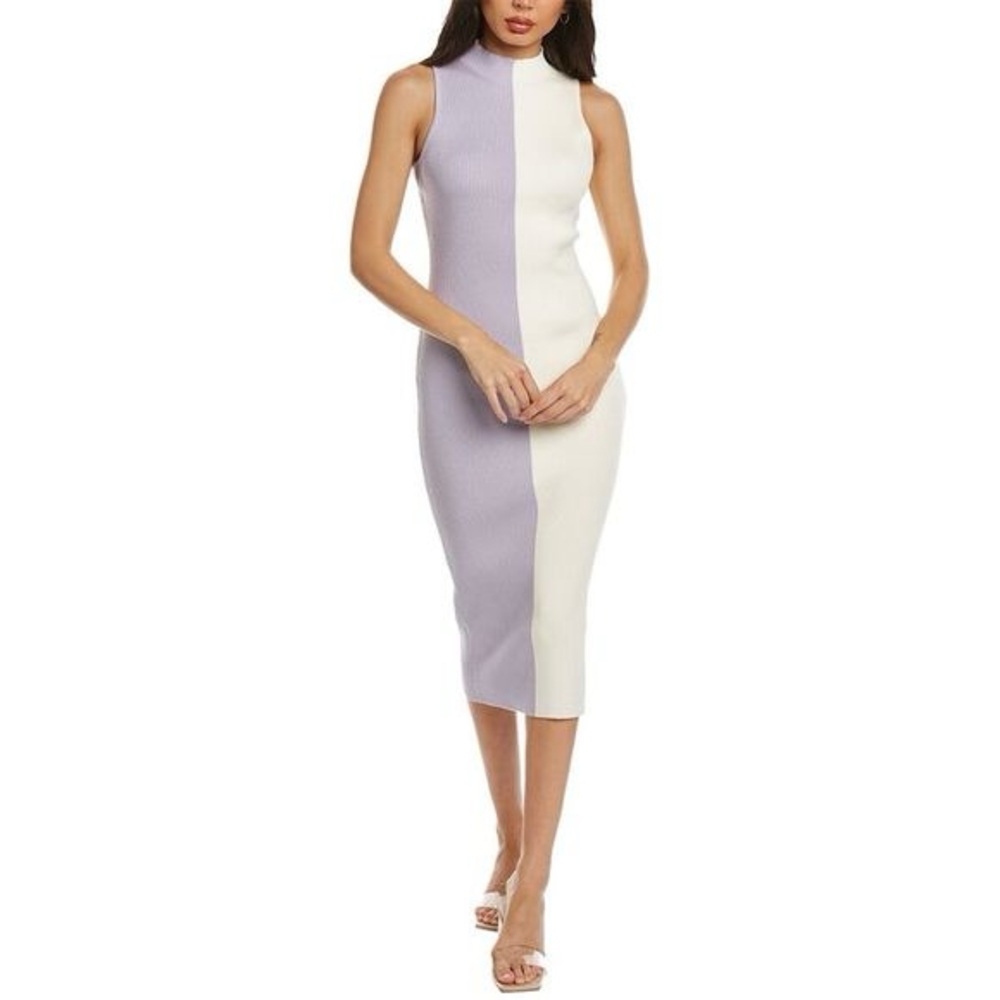 Lucy Paris Lavender and Cream Knit Top